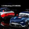 НОВЫЙ 1/24 Ford Mustang GT Легкосплавная Модель Гоночного Автомобиля Игрушка Литье под Давлением Металлическое Литье Звук и Свет Автомобильные Игрушки Для Детей Транспортное Средство