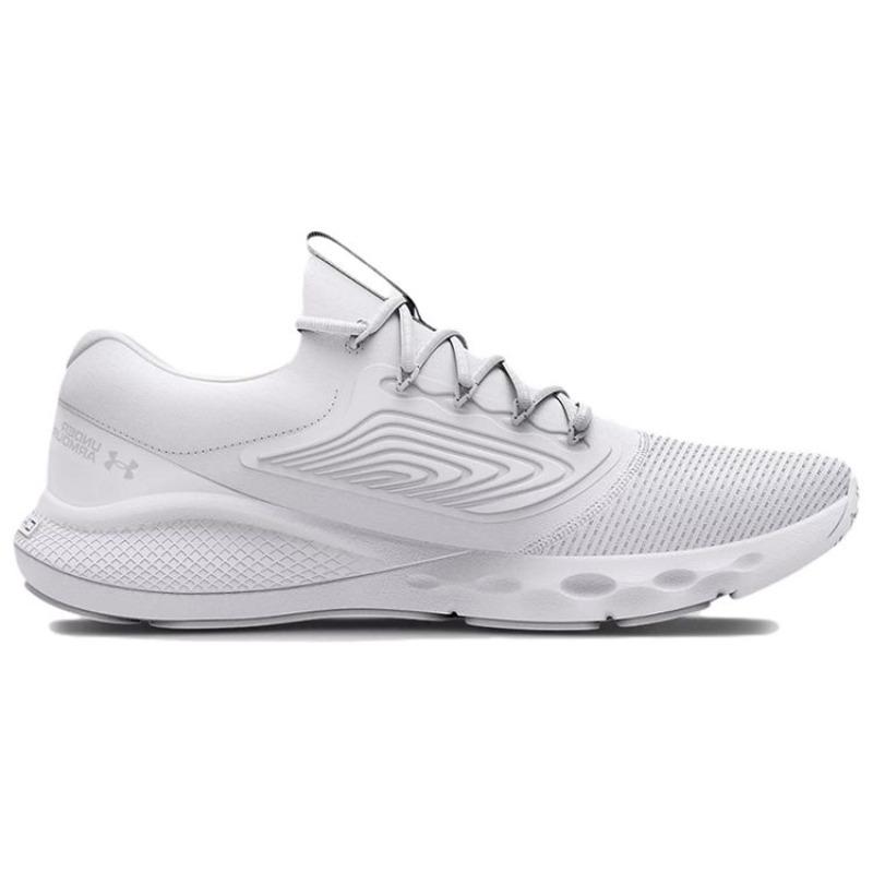 Under Armour Charged Vantage 2 Lightweight Cushioned Fabric Low Running Shoes Men White 3024873-103