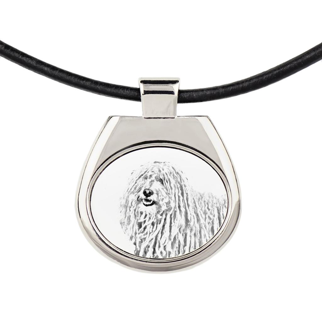 Puli, Hungarian Water Dog – Dog necklace, personalized pendant with a photo | Art-Dog