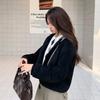 Съемная шляпа короткое хлопковое стеганое пальто из бархата для женской осени и зимы новое свободное женское пальто трансляция
