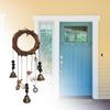 Witch Bell Door Handle Hanger Wiccan Wind Chime Bohemian Home Room Decoration with Protective Features for Indoor Use