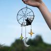 Creative Wind Chimes Halloween Decorations Gothic Bat Moon Star Hanging Ornament Window Wall Pendants Holiday Party Home Decors