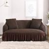Monochrome Modern High Quality Euro Jacquard Stretchable Elastic Sofa Covers for Corner Sofa 1/2/3/4 Sectional Sofa Cover for Living Room