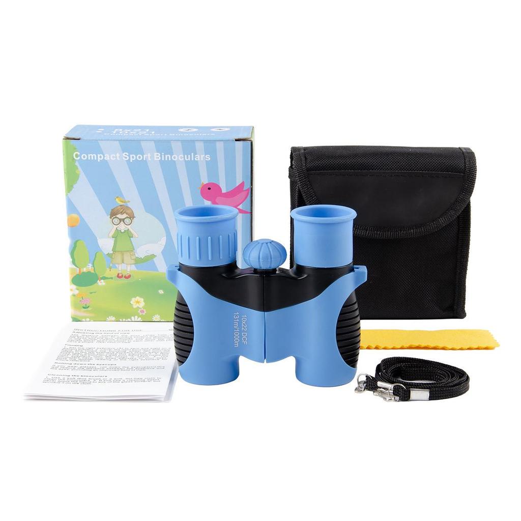 Kids' Optical Glass Telescope Binoculars 10X22 with Eye Protection