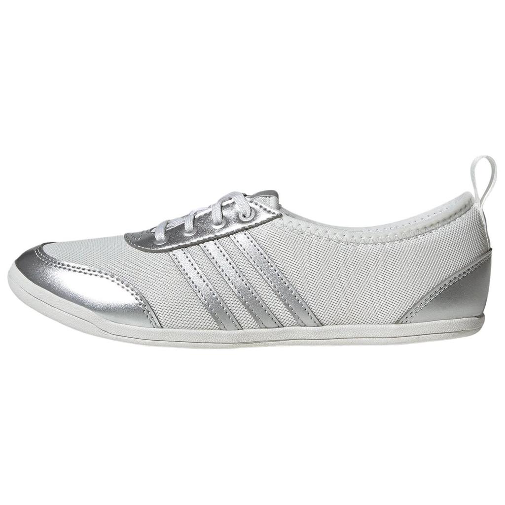 Женские кроссовки Adidas Diona Ballet Повседневная обувь Женские низкие Кристально-белый/Металлический серебристый