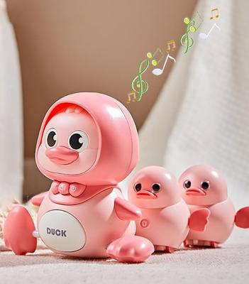 Детская игрушка, Качающийся утенок, Утенок для малышей, Утенок для родителей и детей, Ходячая игрушка-утенок, Развивающая игрушка, Подарок на день рождения для 0, 1, 2 и 3 лет, Для девочек, Электрический