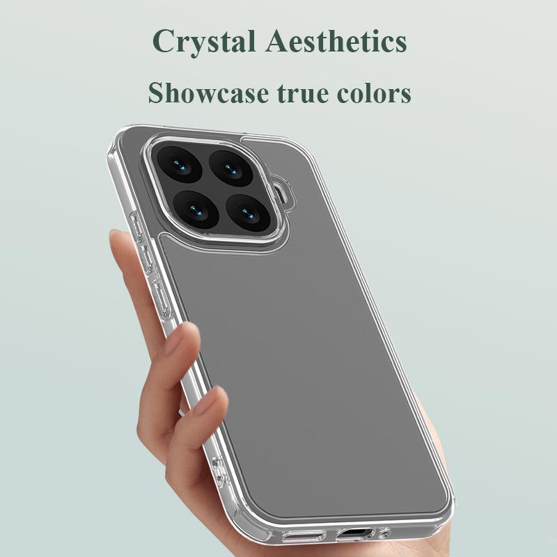 Для Xiaomi 17T Pro / 17T LeReach TOC Кристально прозрачный чехол Мягкий ТПУ + Акриловая задняя панель Ультратонкий 360 Защитная задняя крышка