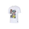 Nike Graffiti Logo Sports Basketball Short Sleeve T-Shirt Men Tops White CK1181-100