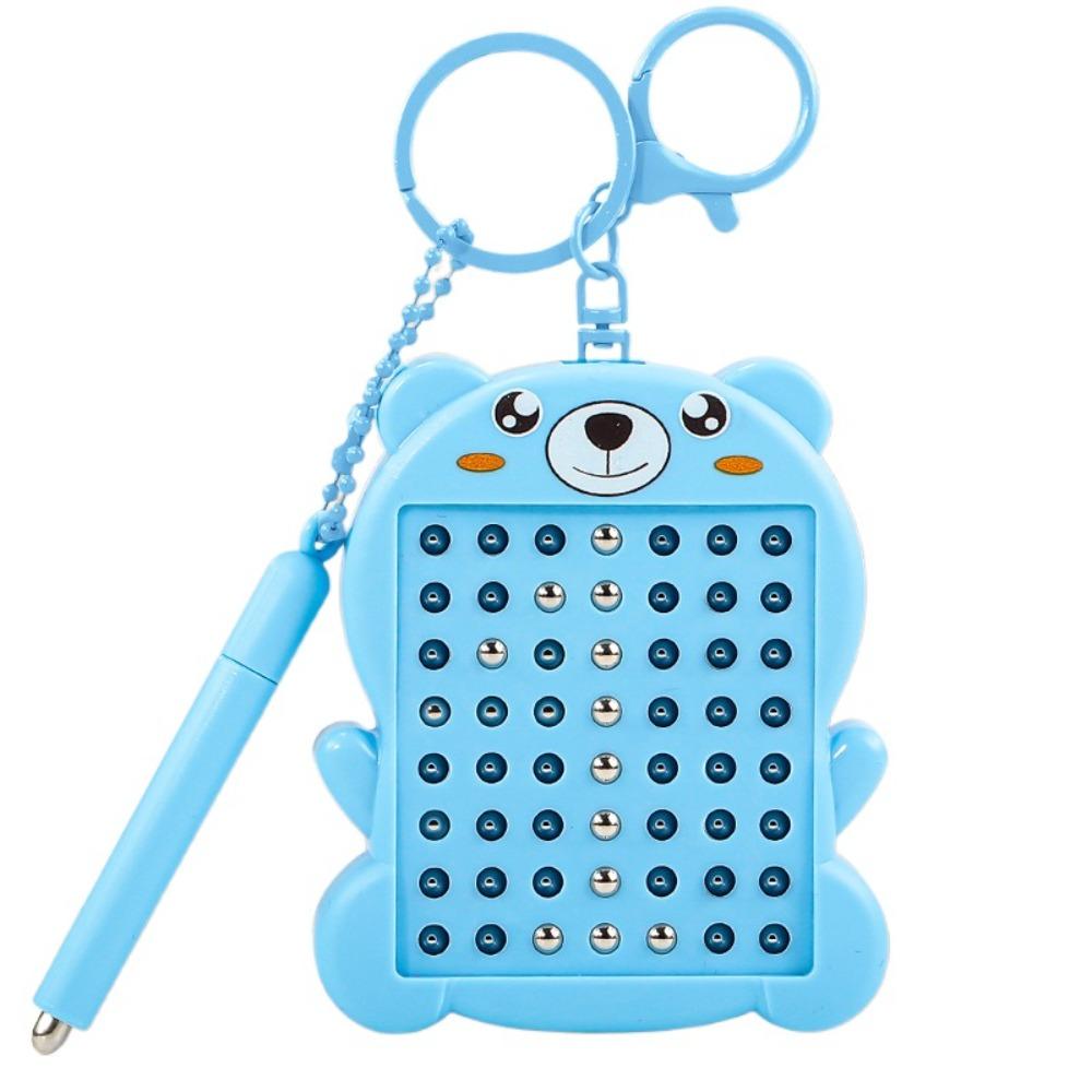 Доска для рисования со стальным шариком, брелок для сумки, магнитная доска, кулон, подарки для малышей