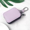 1Pc Simple lychee patterned PU leather earphone case suitable for AirPods Pro3/Pro2/AirPods 4 storage bag