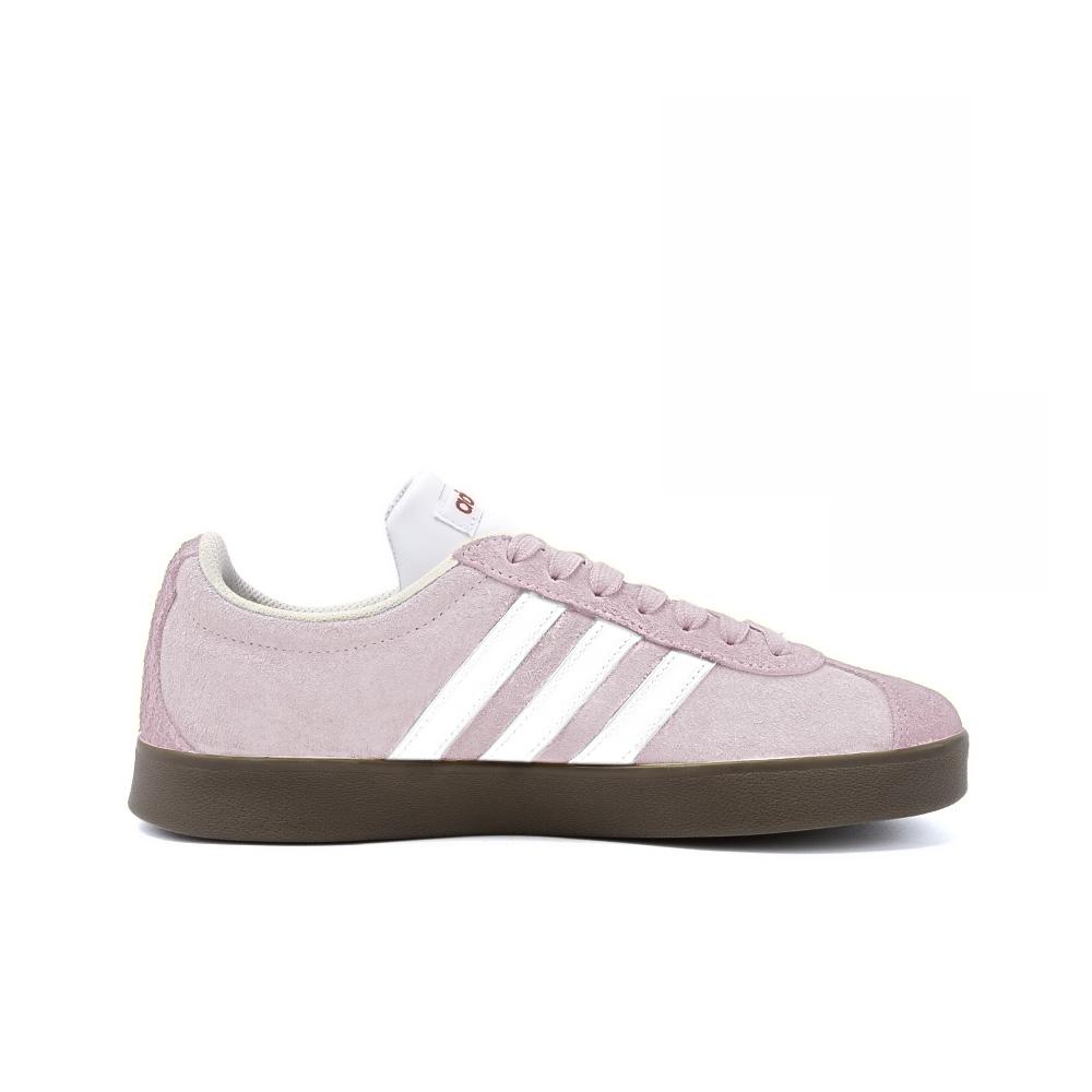 adidas Кроссовки для скейтборда Neo Vl Court Alice, амбарная кожа, низкие, унисекс, розовые HQ1802(Команда189-)