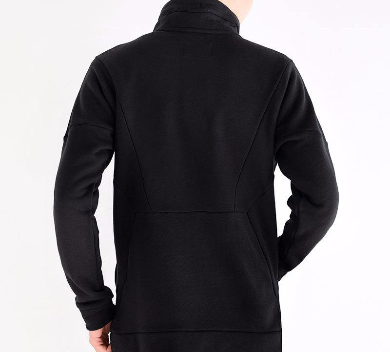 Men's Jordan Sweatshirts Men's Black Stand Collar Moderate Regular