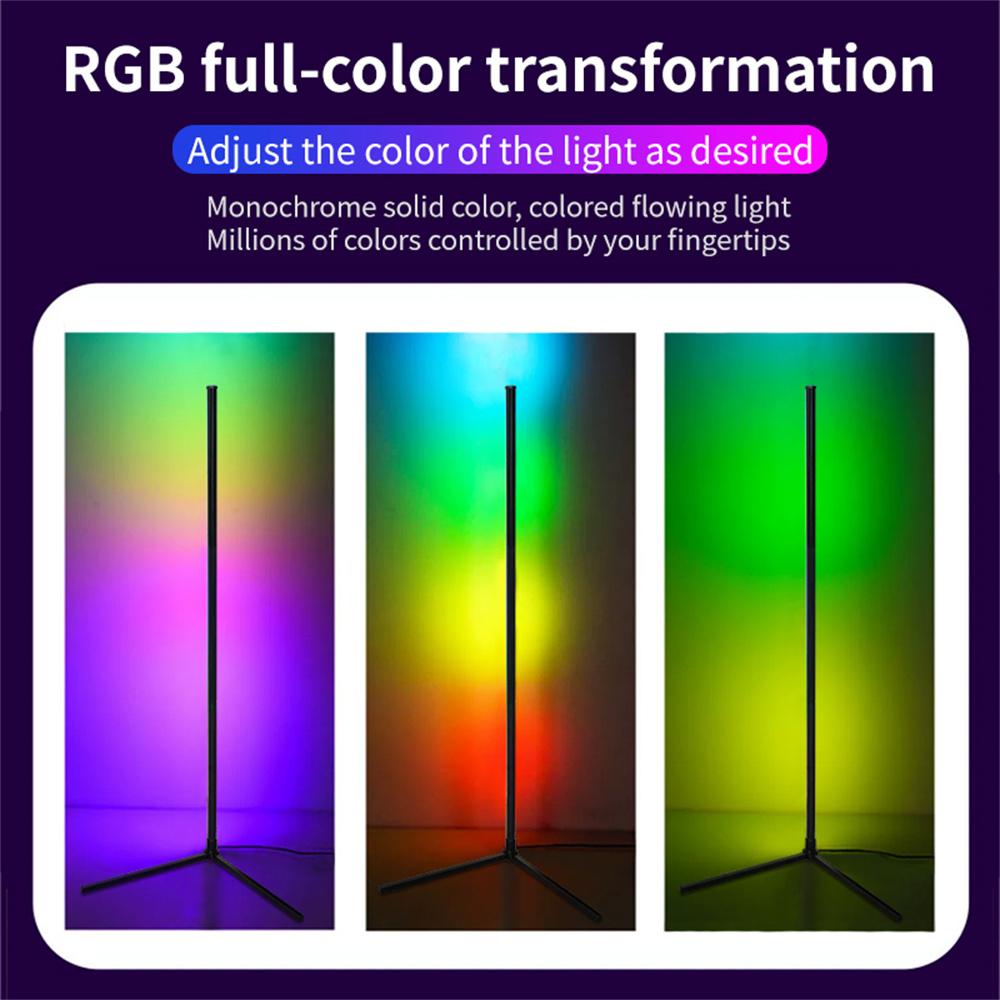 KBB-20 2 шт. настенный угловой звукосниматель RGB атмосферный светильник L-образное основание сращивание напольный светильник