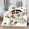 Crayon-ShinS chanS Printed Blanket Picnic Blankets Warm Blanket Soft and Comfortable Blanket Home Travel Birthday Gift