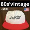 [USED] 80s Vintage MADE IN USA Vintage Corporate Cap