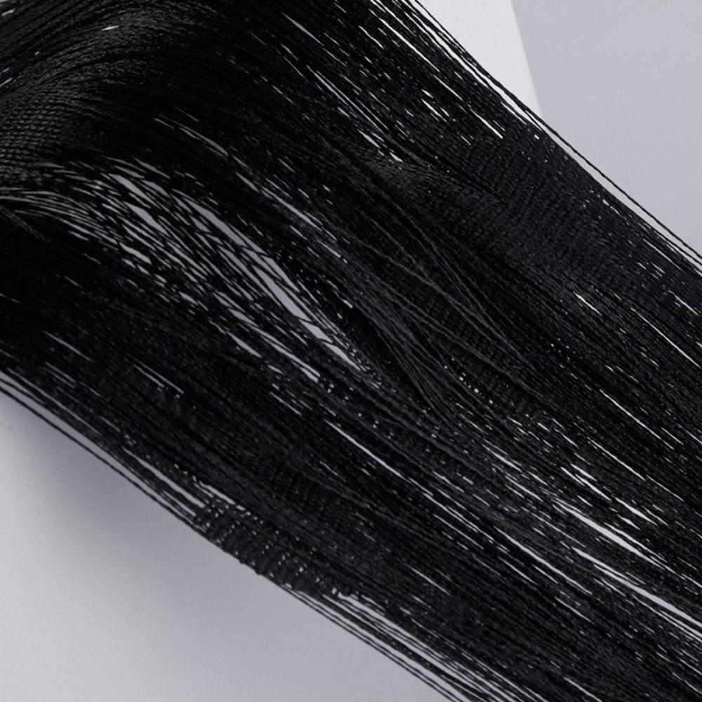 Solid Color Door Curtain Room Divider Tassel Curtain Retro Love Heart String Curtain Home Decor