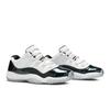 Air Jordan 11 Retro Grade School 'Emerald' (Unisex) White / Emerald Rise-Black Vintage Basketball Shoes 528896 145