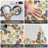 Cartoon Super Mushroom Marios Front Door Mat Anti-Slip Outdoor Quick Dry  Doormat Floor Bathroom Entrance Rug Carpet