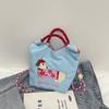 Stylish Dachshund Embroidered Nylon Crossbody Bag for Women - Autumn/Winter 2024 Collection