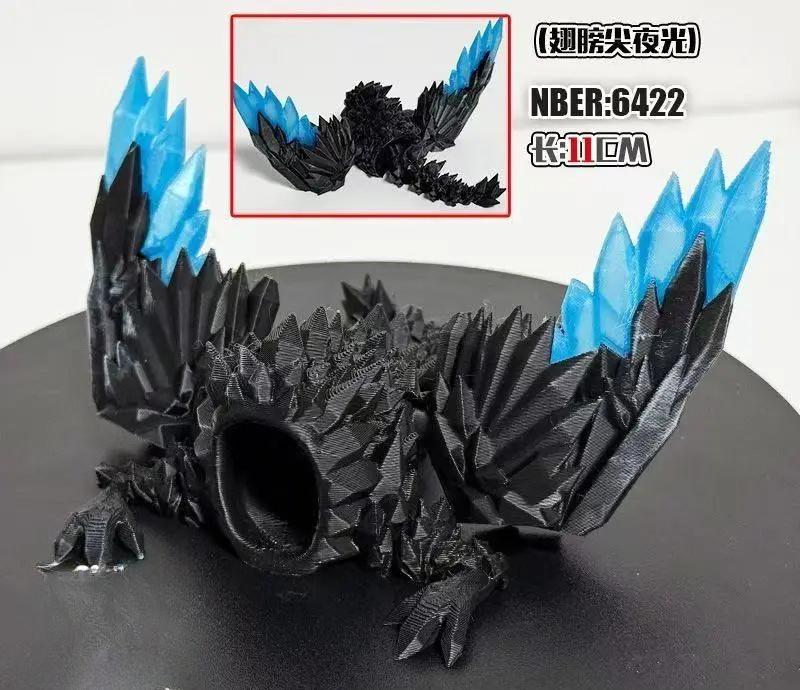 3D Печать Морской Пожиратель Блуп Гран Маха Фигурка Действия Модель Игрушка Кукла Рождественский Подарок Подвижные Фигурки Глубоководного Монстра