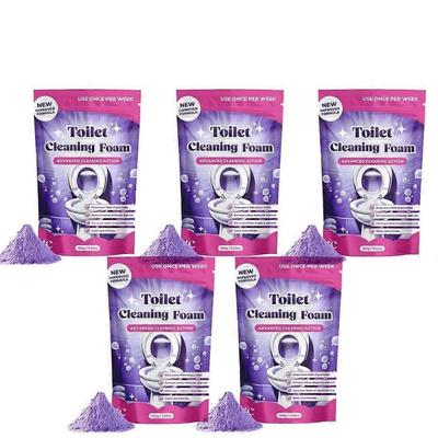 (5шт)1-5x Пеноочиститель для унитаза Fizzclean, Мощное мгновенное действие Fizzclean Очистка