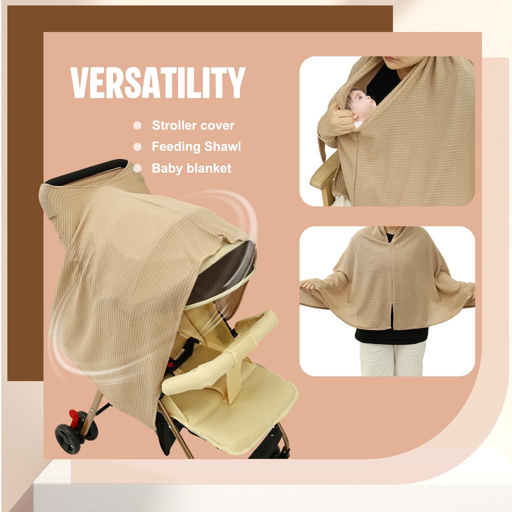 Дышащий чехол для кормления грудью Накидка для кормления ребенка Фартук Конфиденциальность матери Защита от посторонних глаз Прогулка Путешествие Многоцелевой