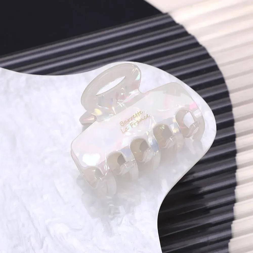 Korean Fashion Acetate Hair Claw Clips for Women Girls  New Geometric Clamps Grab Headwear Bath Shark Clip Hair Accessories