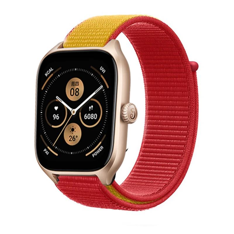 Band For Amazfit GTS/2/2e/4/3/mini GTR 2/3/Pro/4/U/stratos 2 3 Nylon Watch Bracelet Watchband 20mm 22mm Correa Amazfit Bip Strap