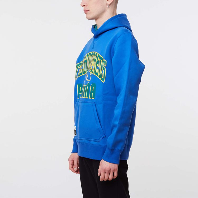 Puma Двусторонняя толстовка с капюшоном X The Hundreds, мужские топы, синий, зеленый, 598311-89