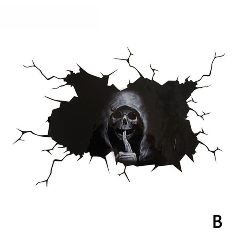 Автонаклейка с узором черепа, Модное украшение для автомобиля, Уникальный персонализированный дизайн для вашего автомобиля, Стильный автоаксессуар