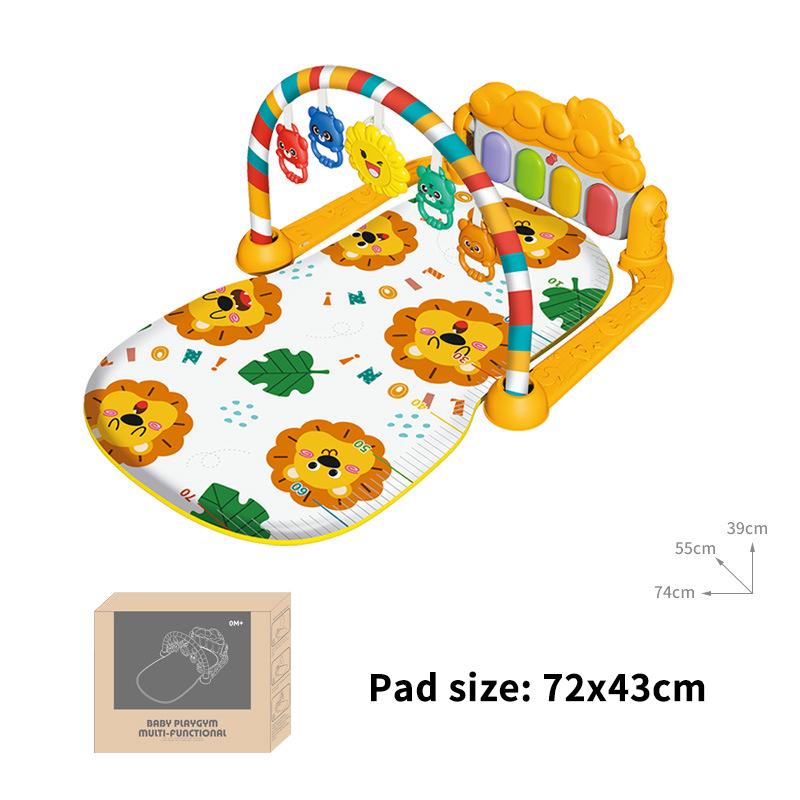 1 Set Music Pedal Piano Multifunctional Children Fitness Frame Take Exercise Infant Leg Stamina Gym Crawling Frame Baby Toy