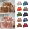 70x100cm Monolayer Flannel Blanket Simple Thickened Sofa Throw New Bed Cover