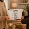Trousse de toilette - PLANETEE - Collection « J'peux pas minimaliste » - Beige - 100% coton - 3 L