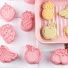 8 Pcs Fruit Biscuits Shape Biscuit Embossing Fondant Baking Molds Cakes Cookie Easy Safe Fondant Cake Mold Cake Decor