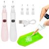 Electric Diamond Art Pen 3Suction Modes Wireless Pen with Vacuum Pump Wax-Free Diamond Art Tool with 3 Interchangeable Tips for DIY Diamond Art Crafts