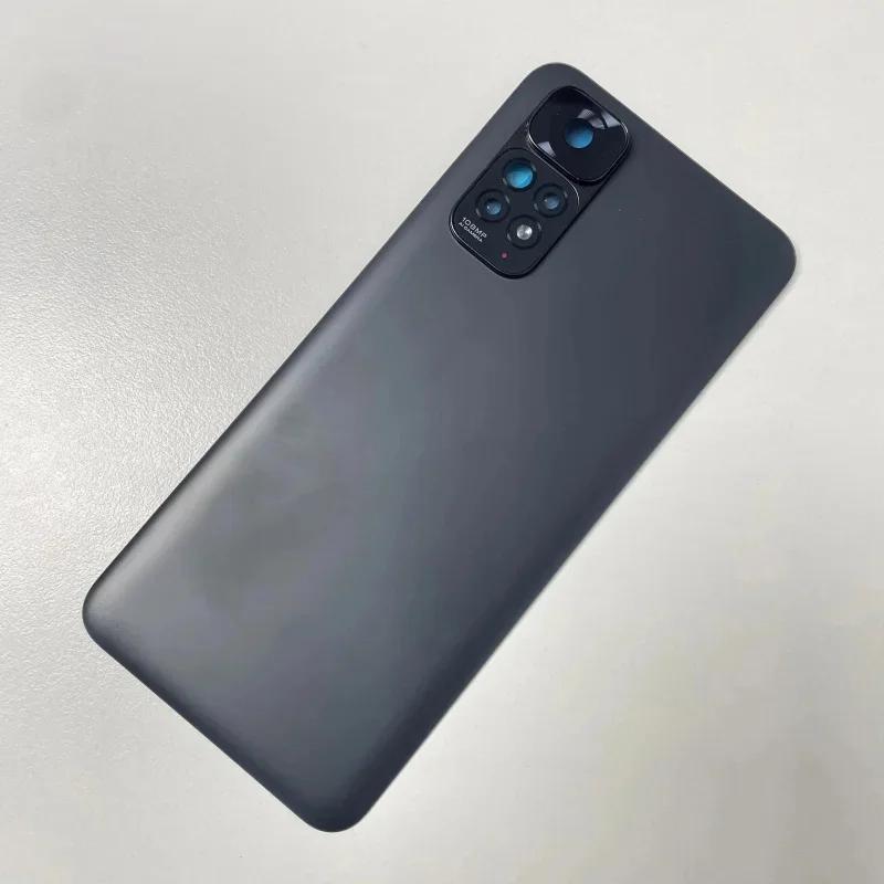 Battery Back Cover For Redmi Note 11S 2201117 SG,. 2201117 SI Rear Housing Panel Case Camera Lens Replacement Repair Parts