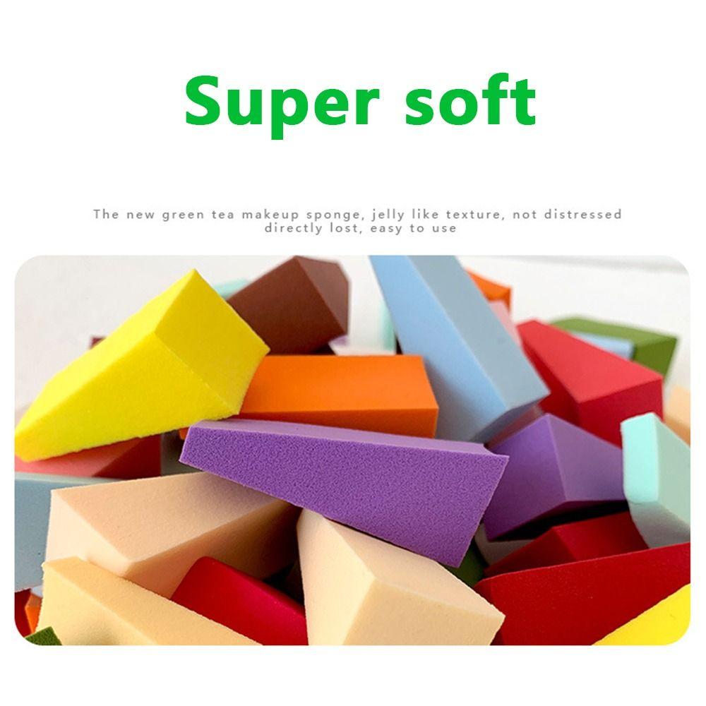 50Pcs Foundation Sponge Face Powder Puff Super Soft Cosmetic Puff Triangle Makeup Sponge  Face Care