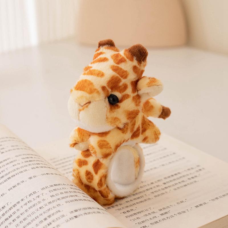 Мягкая игрушка в виде лесного животного, тигра, кольцо-защелка, креативный браслет, детские аксессуары на запястье, подарок в виде зоопарка