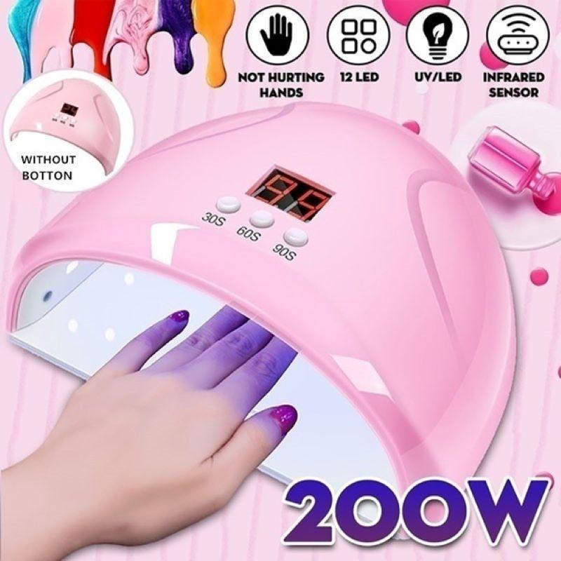УФ-светодиодная лампа для сушки ногтей, 12 светодиодная лампа для маникюра, гель-сушилка для ногтей, инфракрасный датчик, лампа для сушки лака для ногтей, маникюрные инструменты