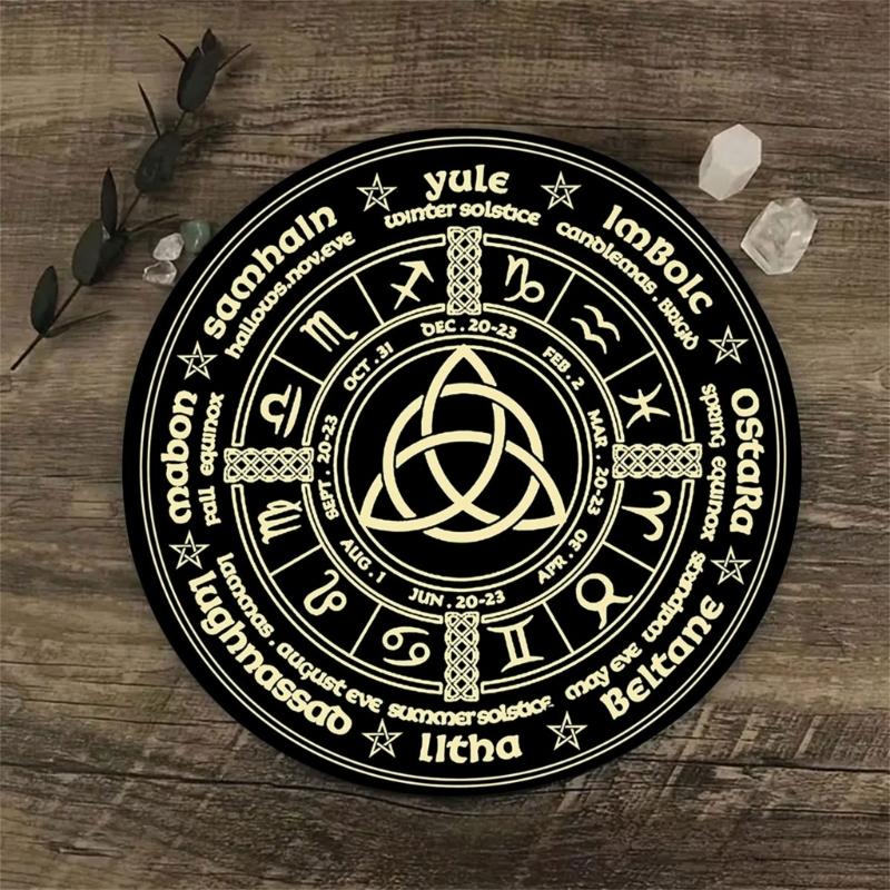 Целительные Камни Генераторы Энергии Алтари Таро Созвездия Алтари Таро Коврик для Карт Маятники для Лозоходства Церемониальный Коврик