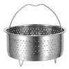 Roisin Stainless Steel Steamer with Handle, Instant Cooker Basket Steamer, Pressure Cooker, Rice Cooker