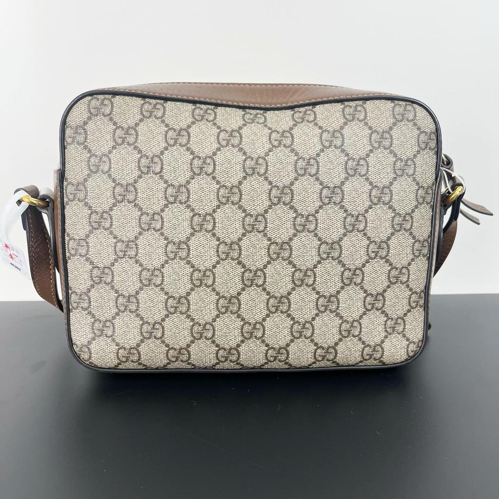 [Pre-Owned] Gucci Horsebit 1955 Small Shoulder Bag 'Beige/Ebony' - Excellent #88VANG