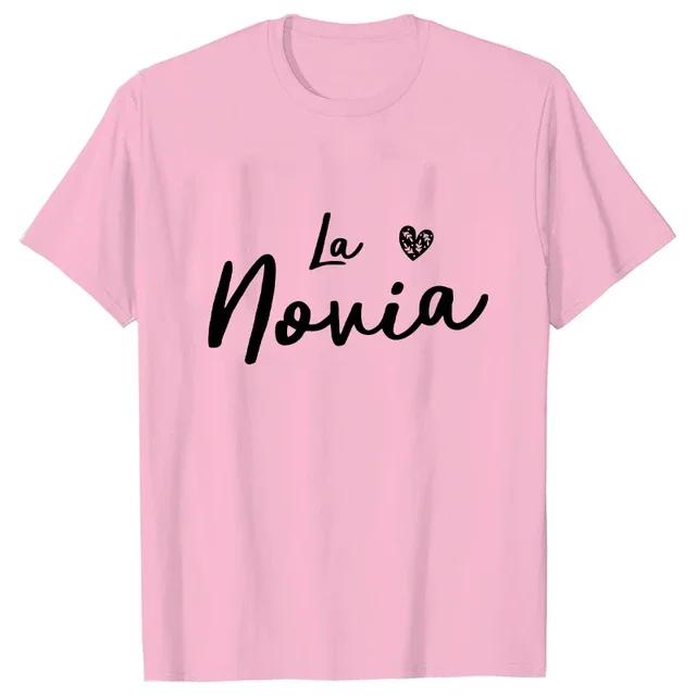 Team Bride Tshirt Spanish Girls Single Farewell Bachelorette Shirt Hen Party Tees Future Bride Squad Tshirt Bridal Wedding Tops