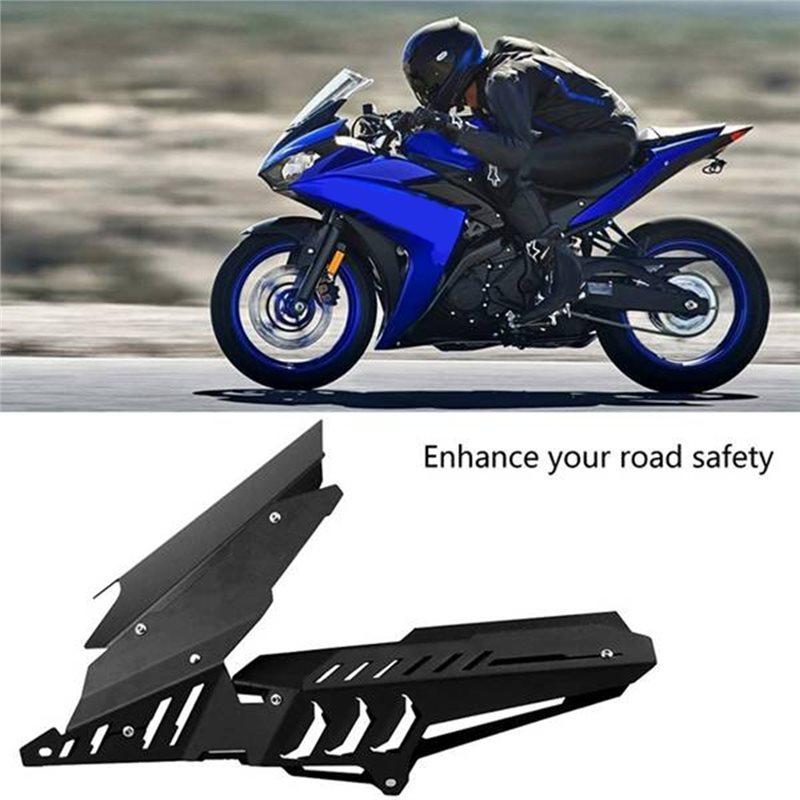 Rear Fender Mudguard& Chain Guard Cover Kit CNC For YZF R3 R25 2013-2017 Motorcycle