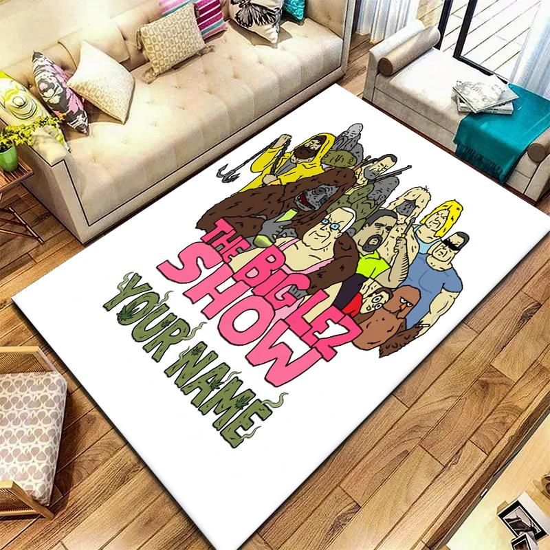 Bigfoot Galaxy Custom Name Carpet Rug For Living Room Bedroom Home Sofa Decoration Kids Play Nonslip Floor Mat