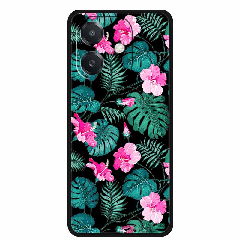 Чехол для OPPO A3 / A3x 5G 6.67" Funda Черный Силиконовый Мягкий Чехол для Телефона Для OPPO A3x A3 5G Задняя Крышка Чехол A 3x A 3 x A3 x Мультяшный