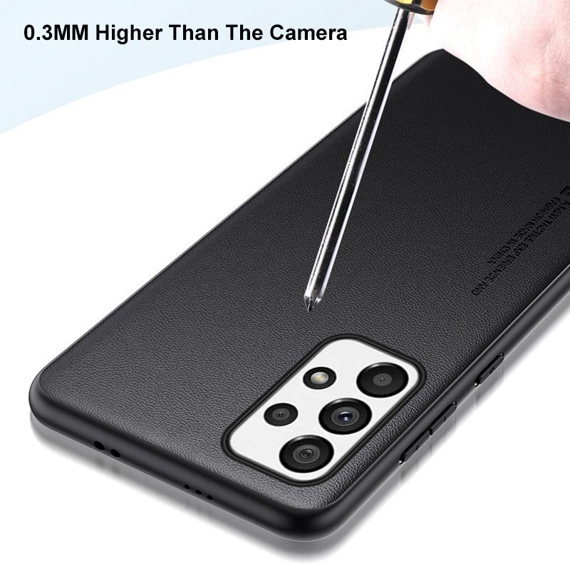 Роскошный чехол из искусственной кожи для Samsung Galaxy A13 4G A23 A33 A53 A73 5G A03 A03S задняя крышка силиконовый защитный чехол для телефона Coque