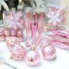 Restaurant Holiday Decor Festive Shatterproof Christmas Ornaments for Tree Decorations 40 Pcs Colored Hanging Balls for Parties