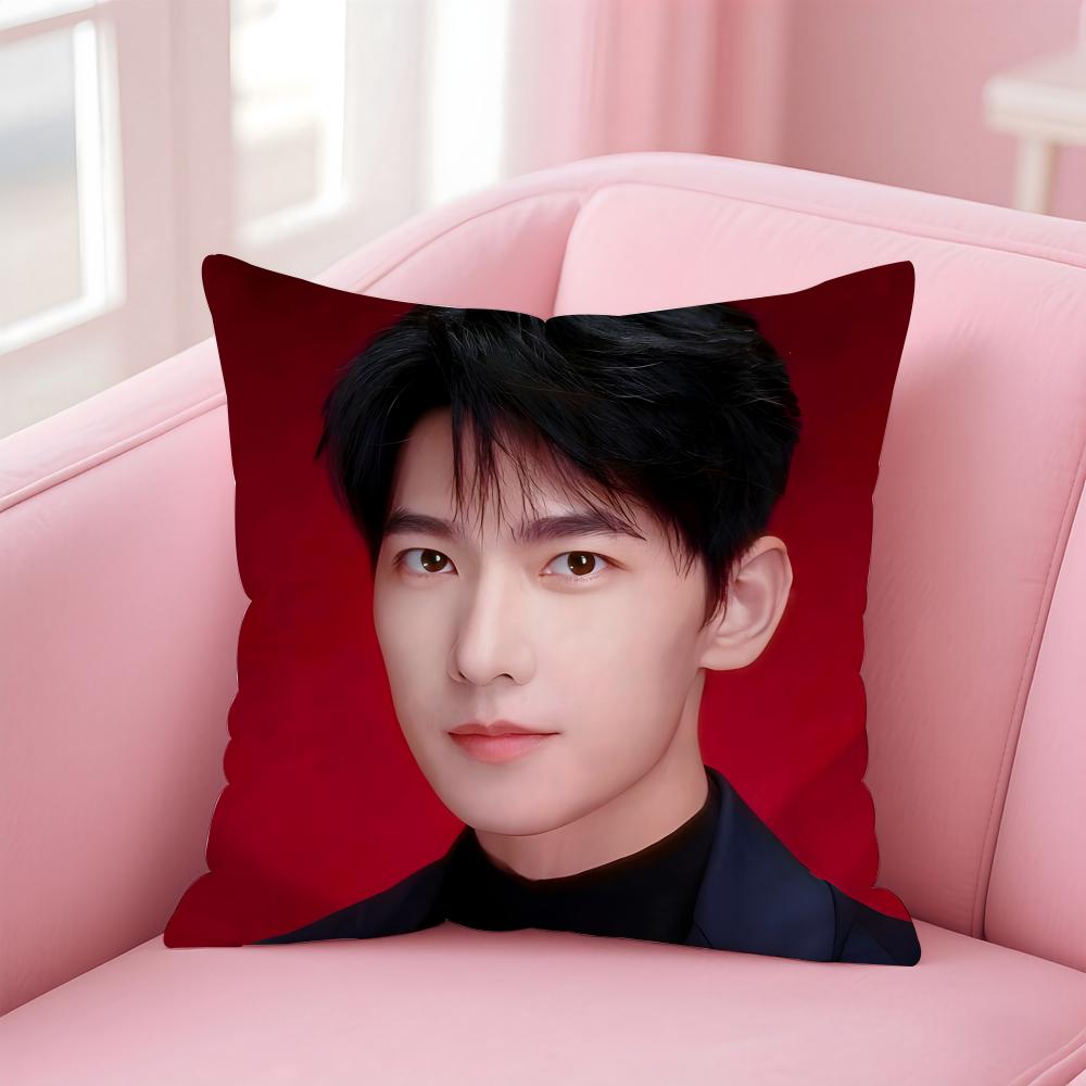 actor handsome YYang Yang Cushion Cover Pillow Case Soft Skin Friendly Fabric Concealed Zipper