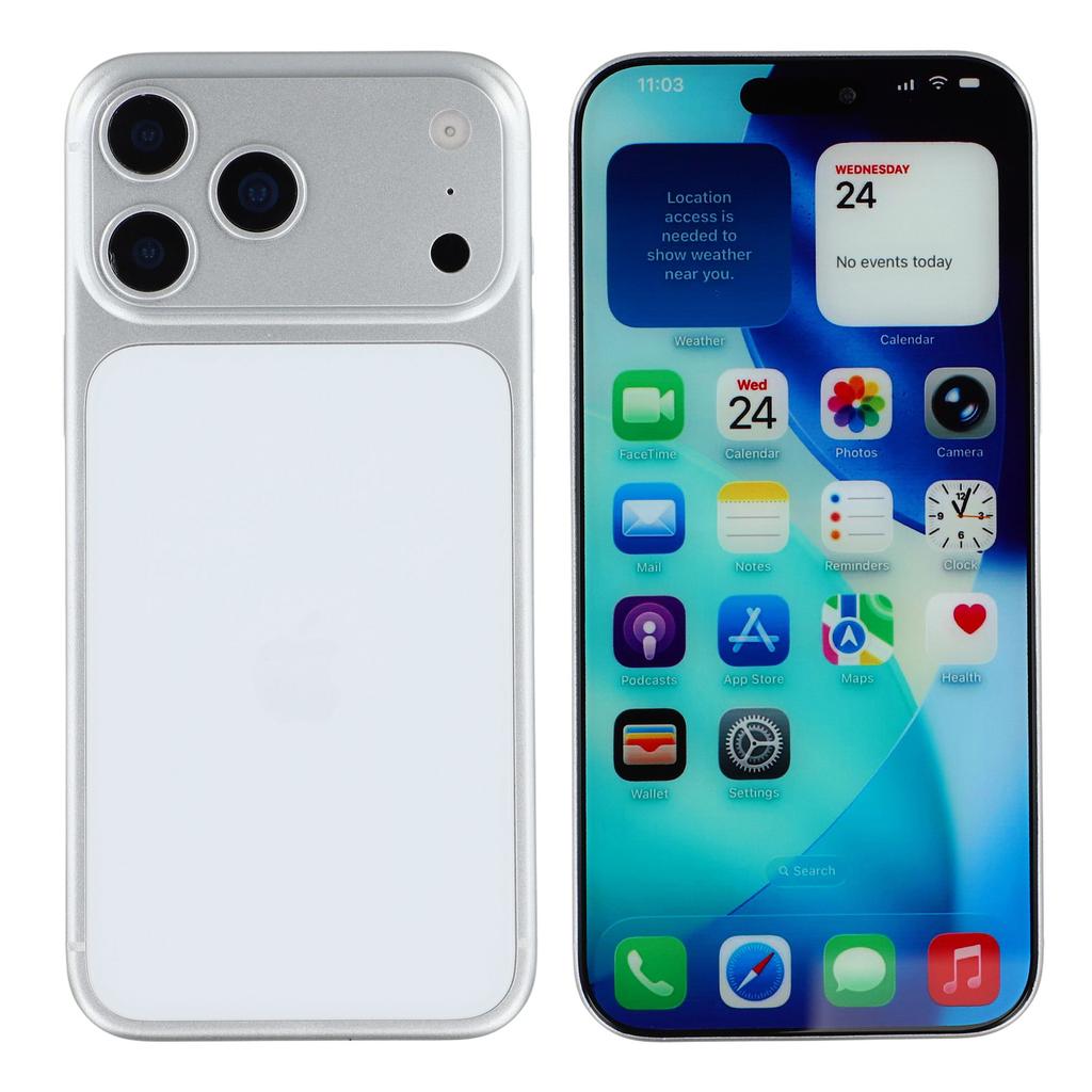 Для iPhone 17 Pro Max Цветной Экран Макет Телефона Счетчик для Фотосъемки Игрушки (Без логотипа)